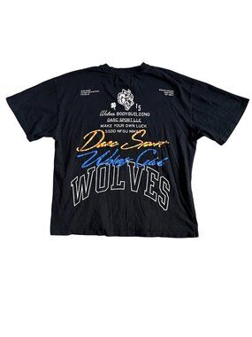 Darc Sport Wolves Men's Sz Medium GYM Bodybuilding Graphic T-Shirt